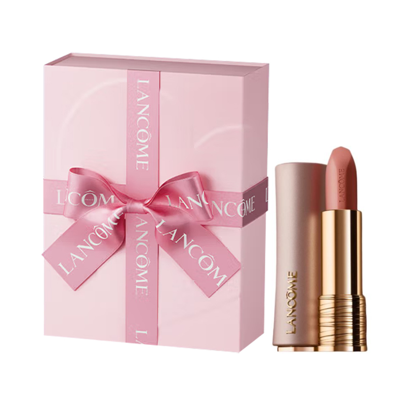 

LANCOME Lankou маленький круглый кулон помада, розовое золото тюбик мягкий матовый тон осветляющий 3,4g подарок для лучшей подруги день рождения