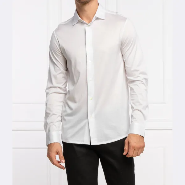 

Рубашка стандартного кроя Emporio Armani, белый
