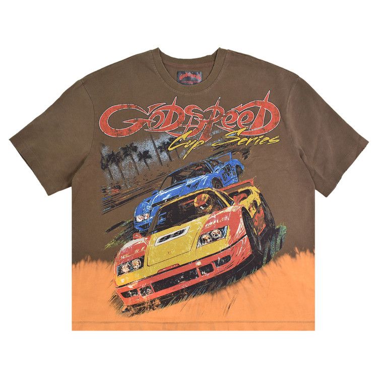 

Футболка Godspeed F.T.W Tee, Brown Bleached Wash