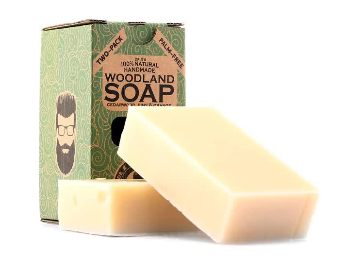 

Мыло Dr K Soap Man Soap - Woodland - Натуральное мыло для тела с древесно-апельсиновым ароматом 2x112 г