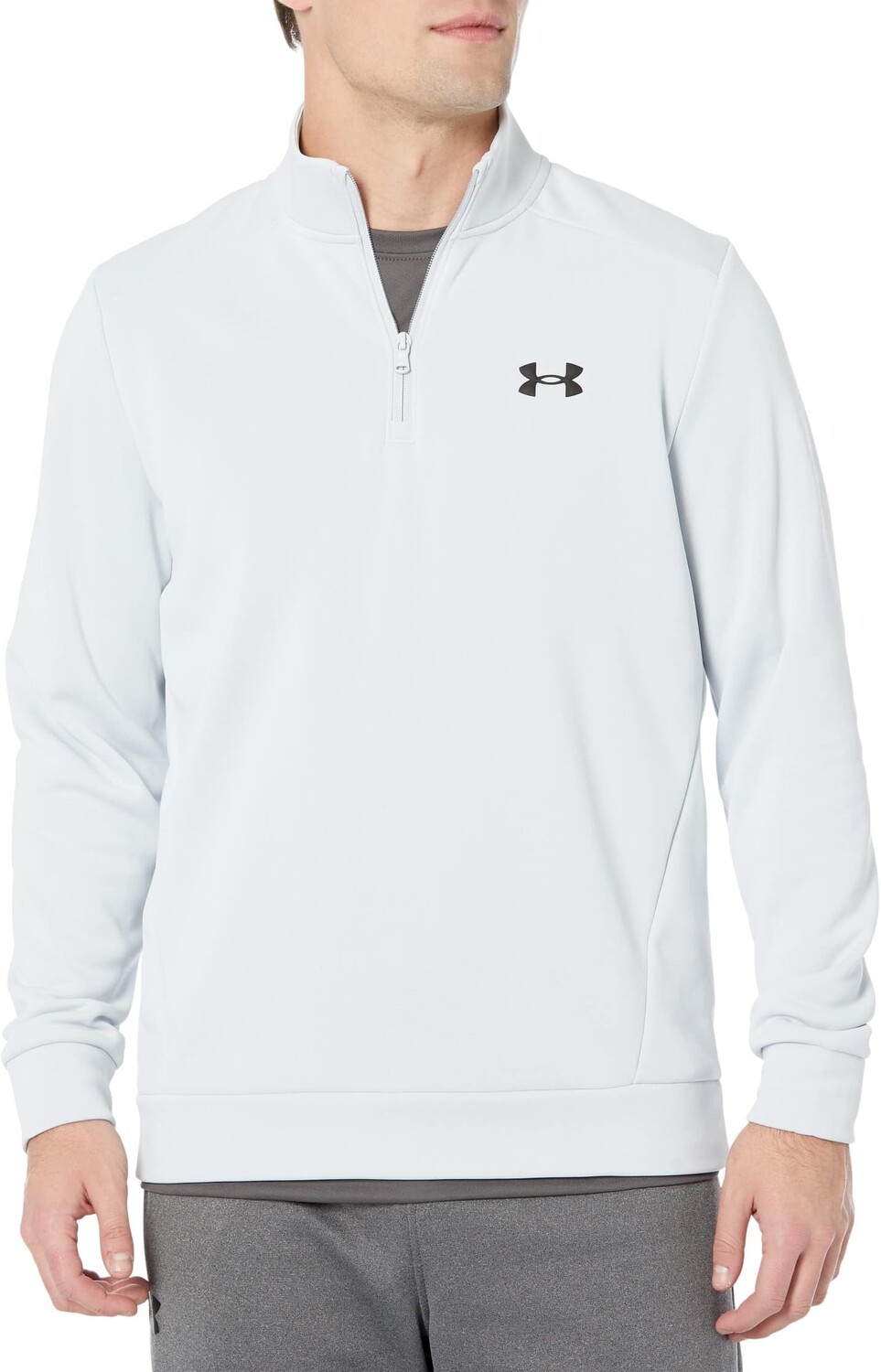 

Толстовка Armour Fleece 1/4 Zip Under Armour, цвет Halo Gray/Black