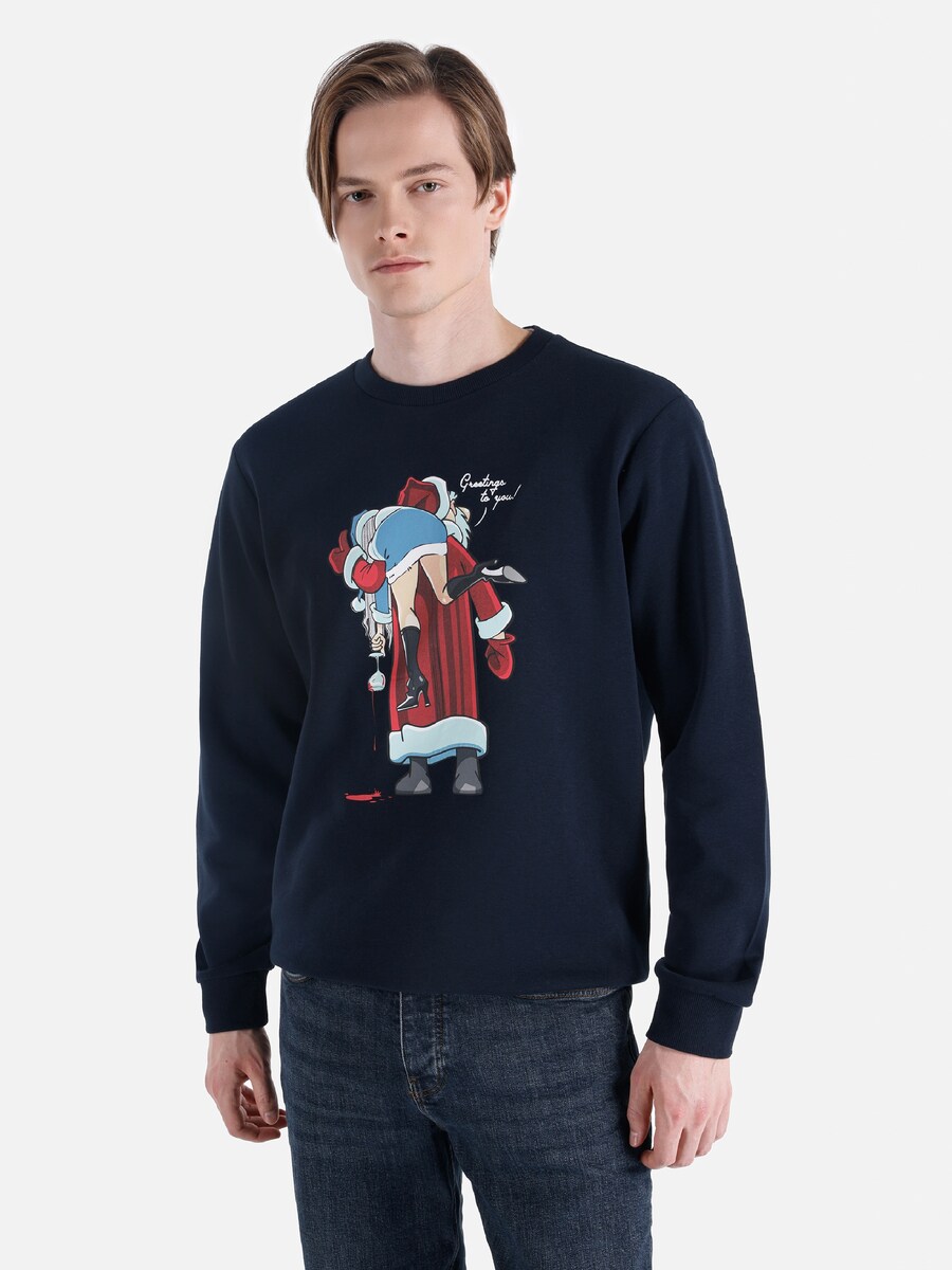 

Толстовка Colin's, темно-синий/опаловый