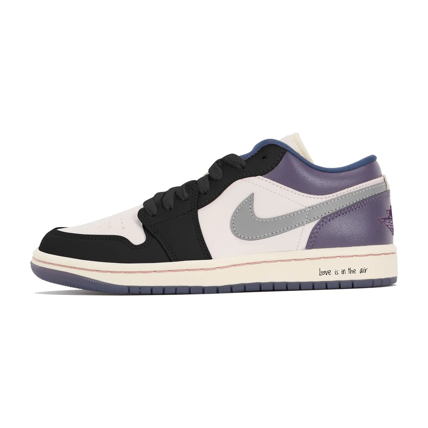 

Кроссовки Air Jordan 1 Vintage Basketball Shoes Women's Low-top Purple, белый