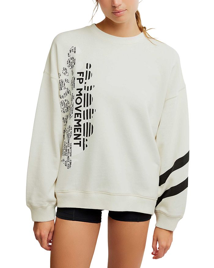 

Толстовка-пуловер с логотипом Free People All Star, белый