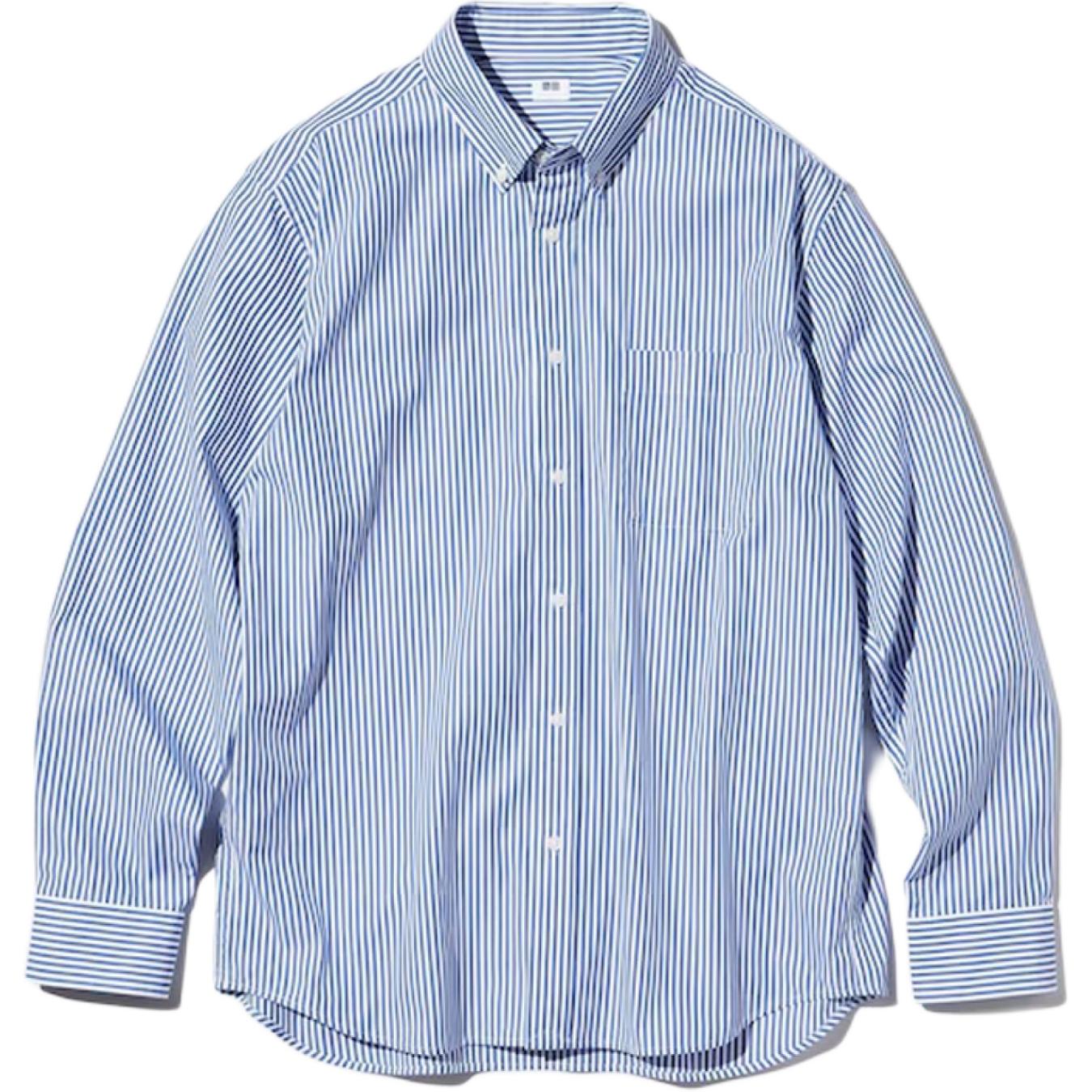 

UNIQLO Рубашка унисекс синяя