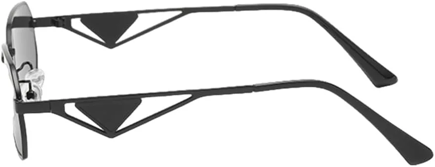 

Солнцезащитные очки в винтажном стиле, прямоугольные, женские, в металлической оправе, мужские, женские, с защитой от УФ-излучения UV400 HHZZYVY, Gold Gradient Grey