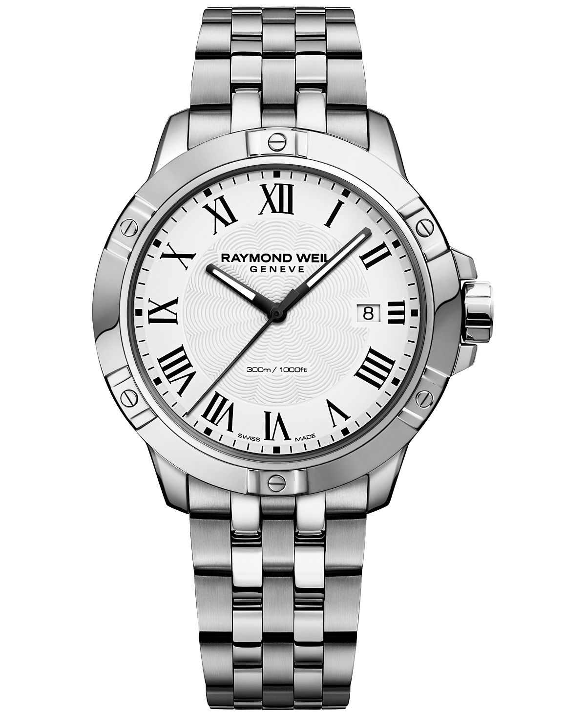 

Мужские часы Swiss Tango с браслетом из нержавеющей стали, 41 мм 8160-ST-00300 Raymond Weil