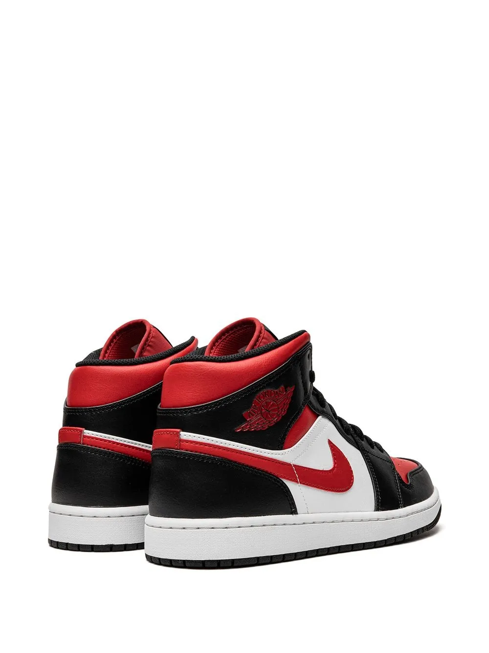 Кроссовки Air  1 Mid Bred Toe Jordan, белый — фото 3