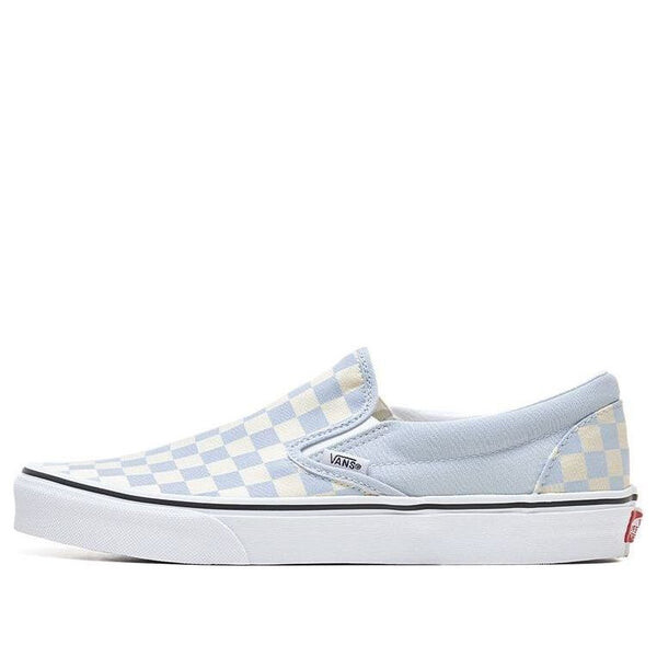 

Кроссовки classic slip-on 'checkerboard - ballad blue' Vans, синий