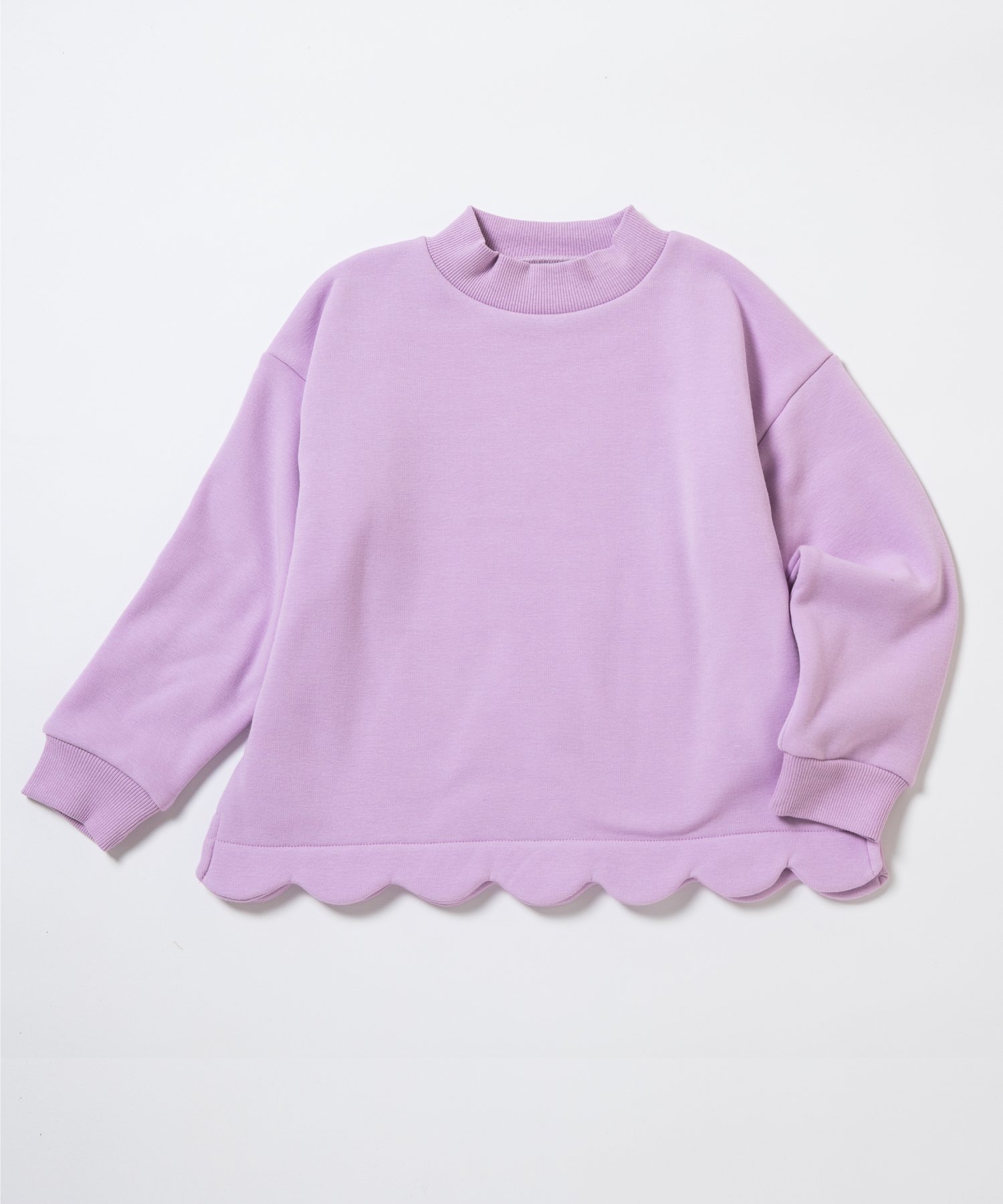 Толстовка на флисовой подкладке с фестончатым краем Ever Closet, Lavender — фото 3