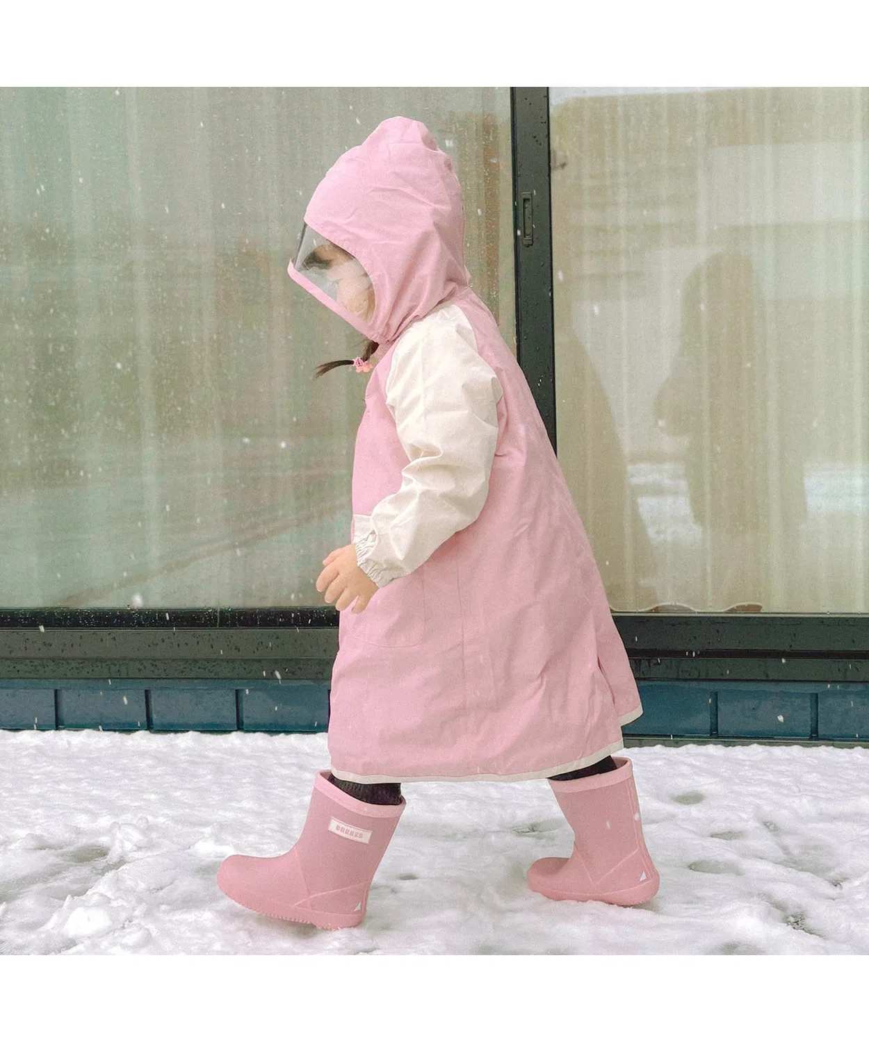 Дождевик Smart Land Coat BREEZE, розовый — фото 2