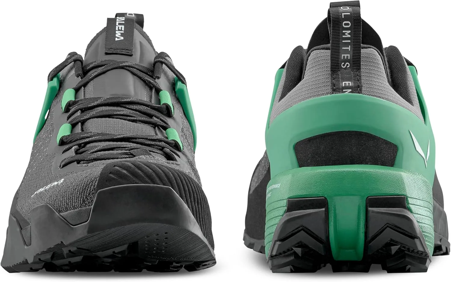Мужские кроссовки Salewa Wildfire NXT GTX - водонепроницаемые треккинговые кроссовки Gore-Tex для походов и треккинга, зеленый — фото 3