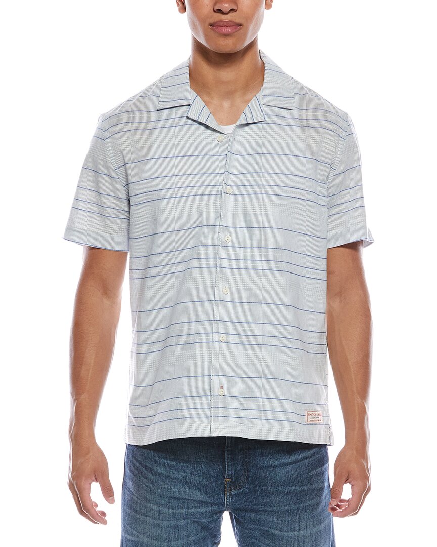 

Футболка Camp Texture Scotch & Soda, синий