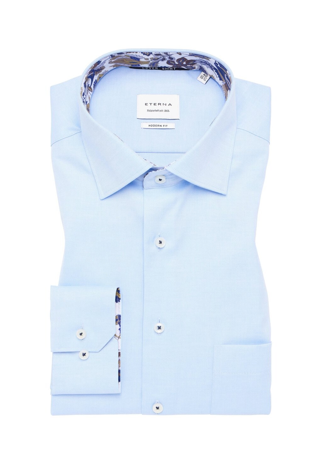 

Рубашка MODERN FIT Eterna, светло-голубой