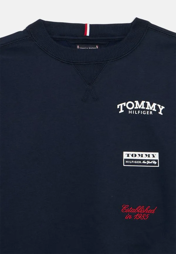 Толстовка с разноцветным принтом Tommy Hilfiger, Dark Night Navy — фото 4