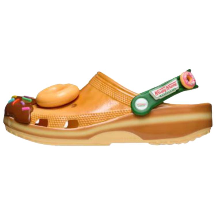 Crocs Сандалии Krispy Kreme x Classic Clog Clogs Unisex Gold