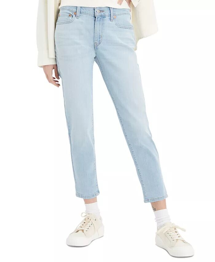 

Женские свободные джинсы-бойфренды с зауженными штанинами Levi's, синий