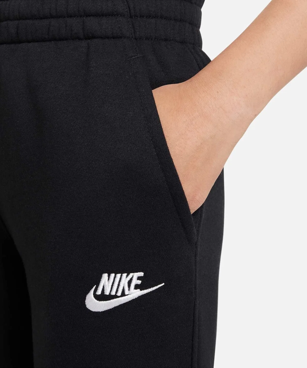 Джоггеры Nike Sportswear Club Fleece для детей, чёрные — фото 4