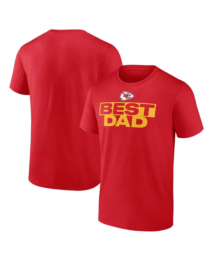 

Мужская футболка "Best Dad" Kansas City Chiefs красная Logo Athletic, Красный, Мужская футболка "Best Dad" Kansas City Chiefs красная Logo Athletic
