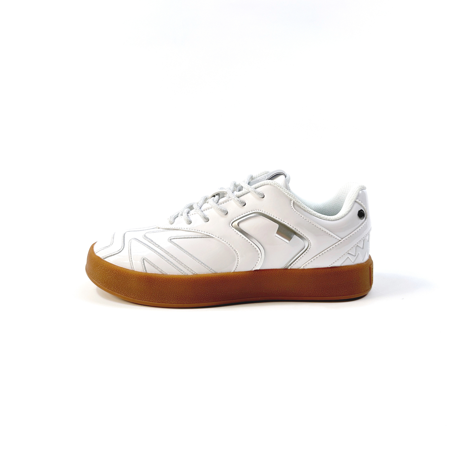 

JYVME Износостойкие легкие дышащие лоу-топ скейтбордские кеды Unisex White Shark, цвет White Shark