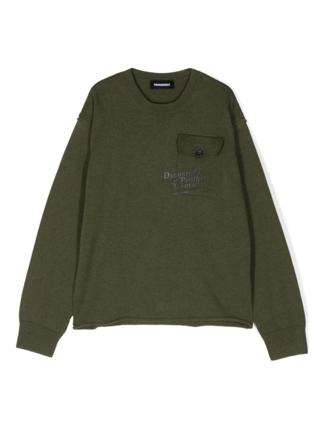 

DSQUARED2 KIDS свитер с логотипом, зеленый