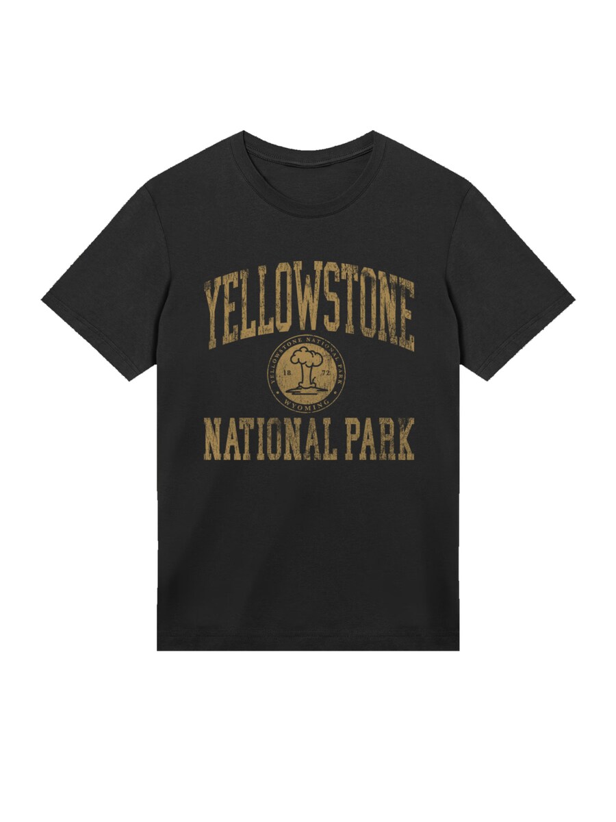 

Рубашка F4NT4STIC US National Parks Yellowstone Wyoming, черный