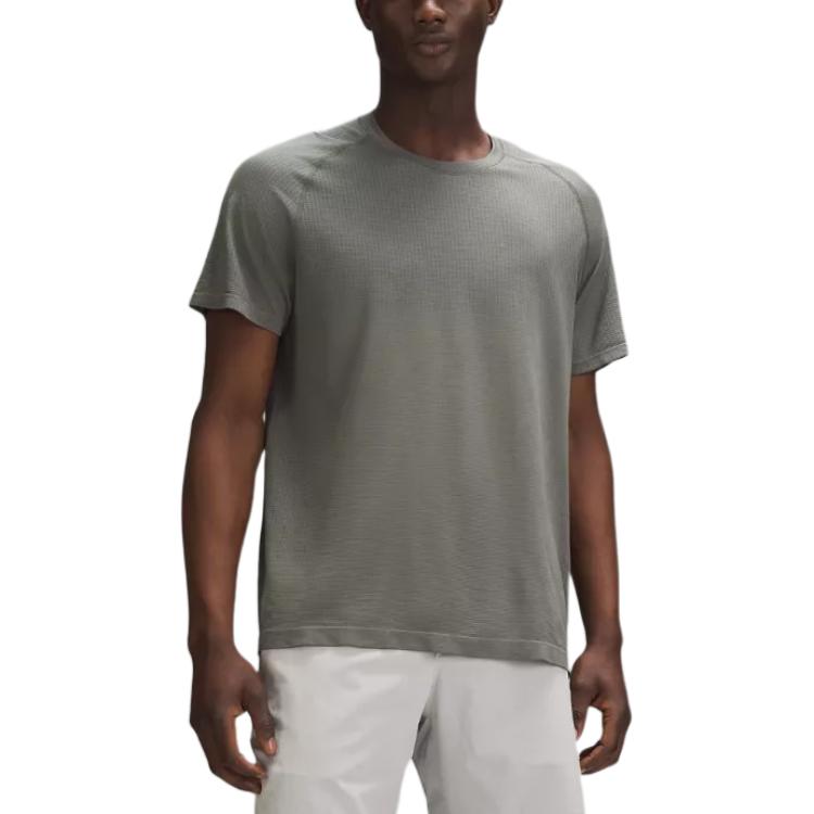 

Мужская футболка Metal Vent Tech Lululemon, серый/серый