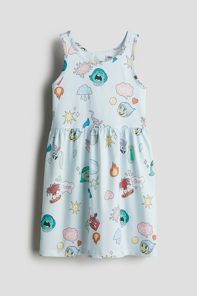 

Платье из хлопка с принтом H&M, мультиколор