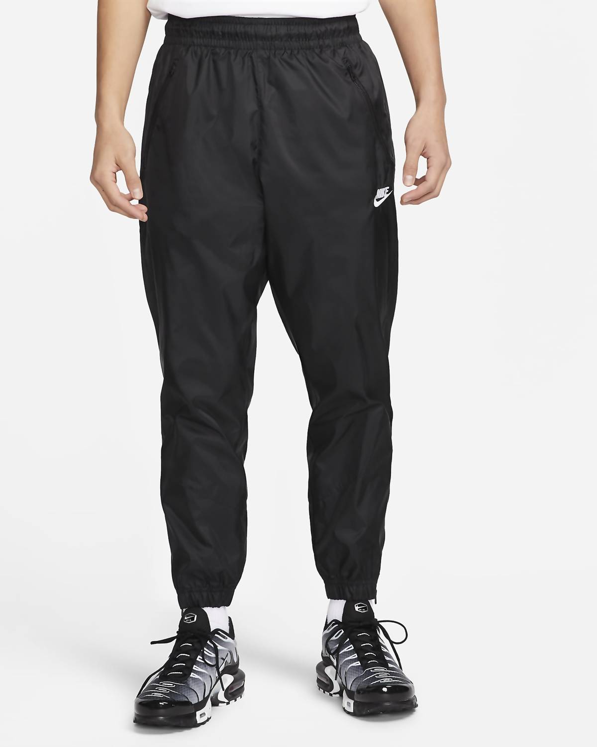 

Мужские плетеные брюки с подкладкой Nike, черный