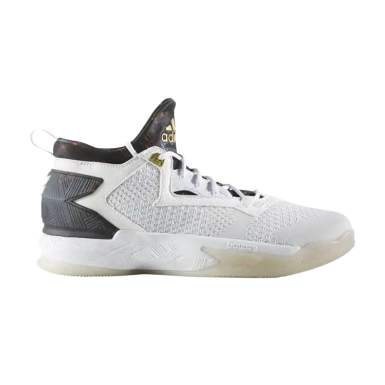 

Кроссовки Adidas D Lillard 2.0 Primeknit 'White Multi-Color', белый