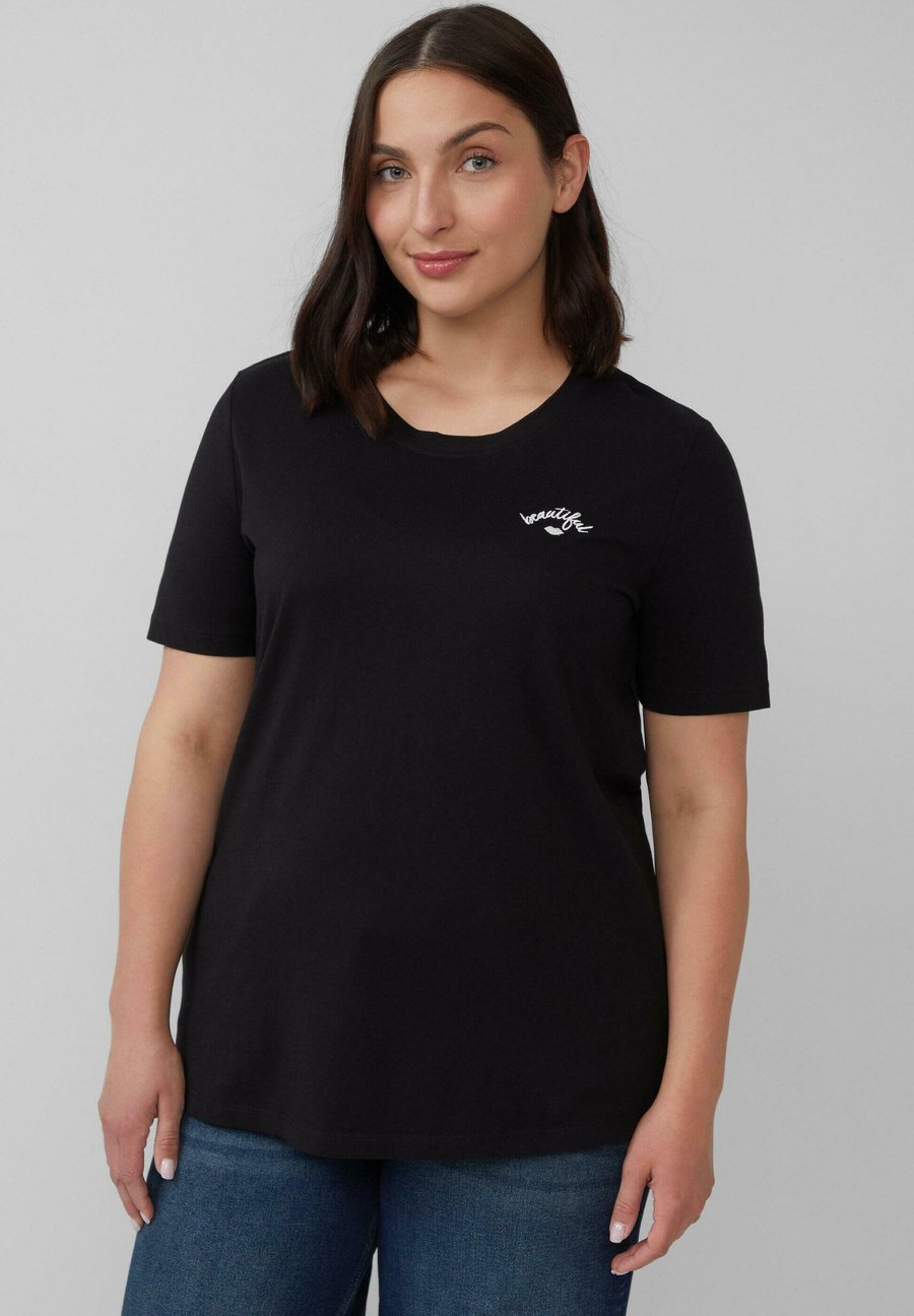 

Футболка s.Oliver Print T-shirt, Schwarz/Black, Черный, Футболка s.Oliver Print T-shirt, Schwarz/Black