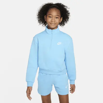 

Топ Nike Sportswear Club Fleece, цвет Aquarius Blue/White