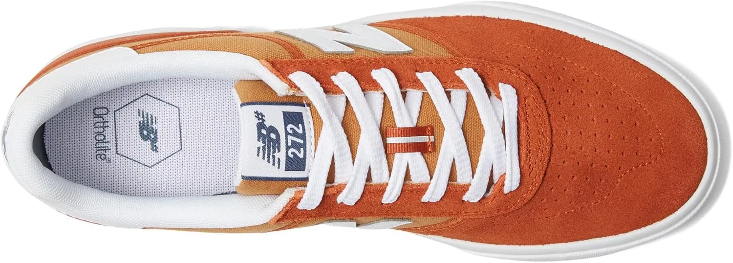 Кроссовки для скейтбординга New Balance Numeric 272, цвет Rust/White — фото 3