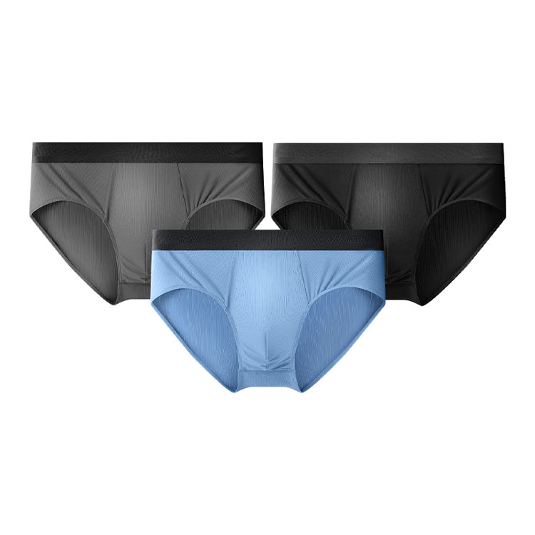 

Мужские трусы, комплект из 3 штук Skechers, 3 pack (синий+темный серый+черный)