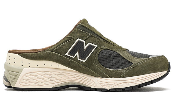 Кроссовки sneakersnstuff x 2002r mule New Balance, зеленый — фото 2