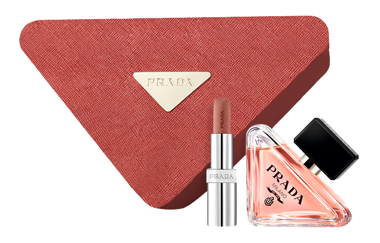 Подарочный набор Prada: парфюмерная вода Paradoxe 50 мл и помада Monochrome Soft Matte #B107 Nude Brown 3,8 г — фото 2