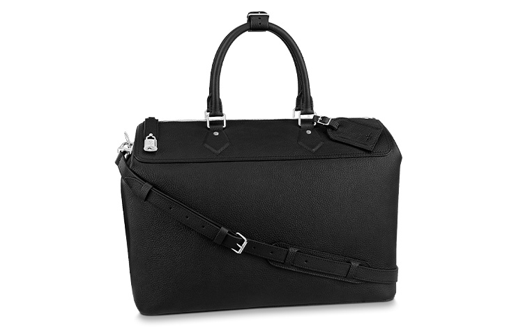

LOUIS VUITTON Сумка через плечо из кожи Taurillon Greenwich мужская черная
