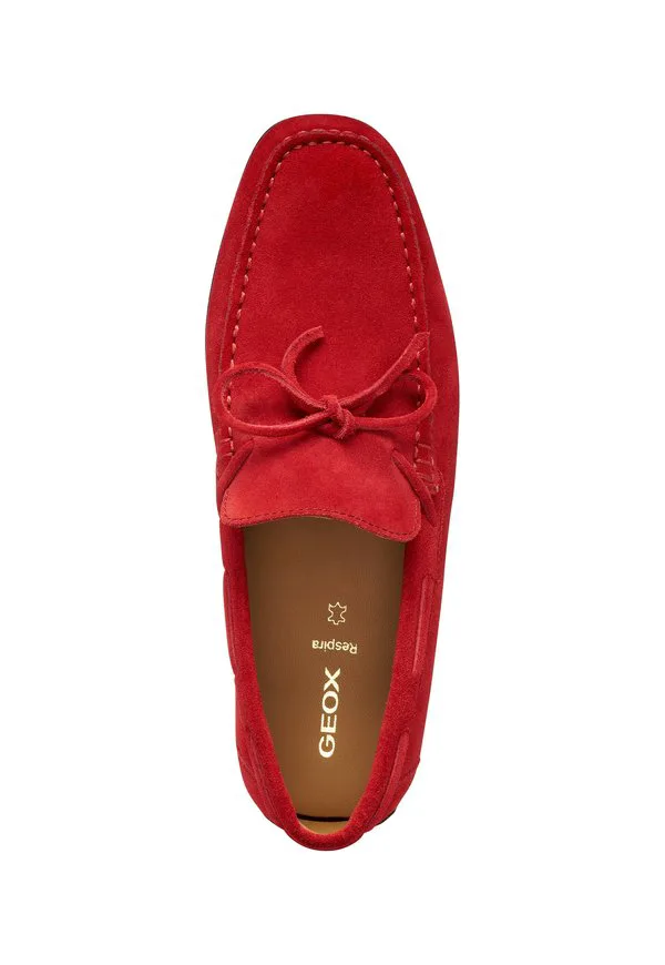 Лодочные туфли kosmopolis с противоскользящим покрытием Geox, Red — фото 3