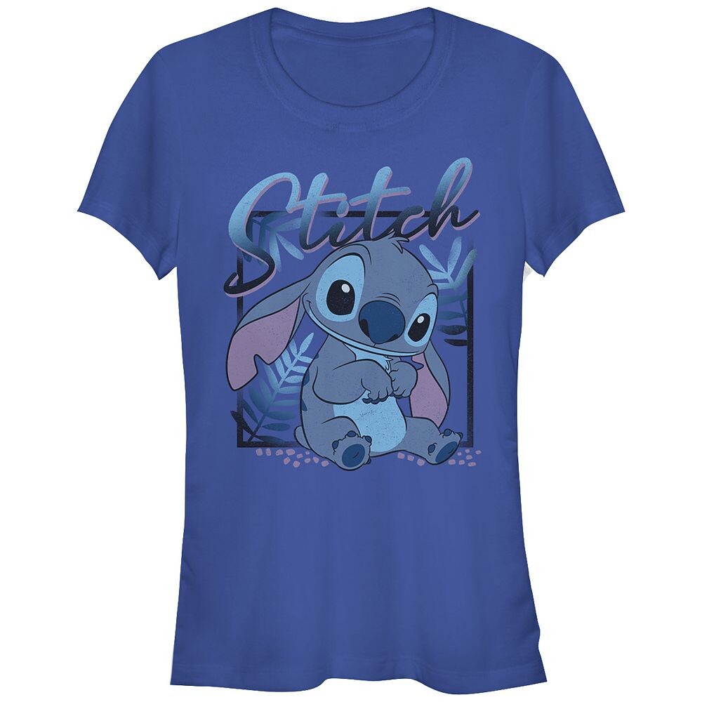 

Футболка Disney's Lilo & Stitch Ready To Be Pet Stitch с рисунком, цвет Royal