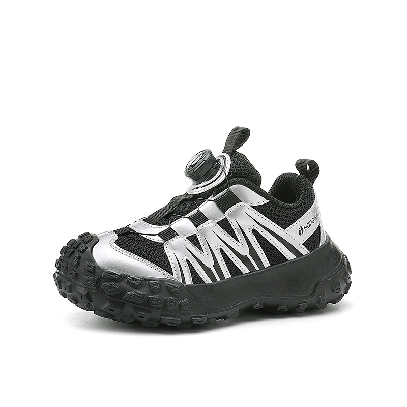 

Детская повседневная обувь для детей, кроссовки, кроссовки Hang Ten, цвет Silver/Black