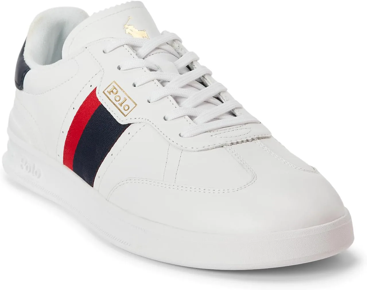 Polo Ralph Lauren Mens Heritage Aera, белый/красный/синий — фото 3