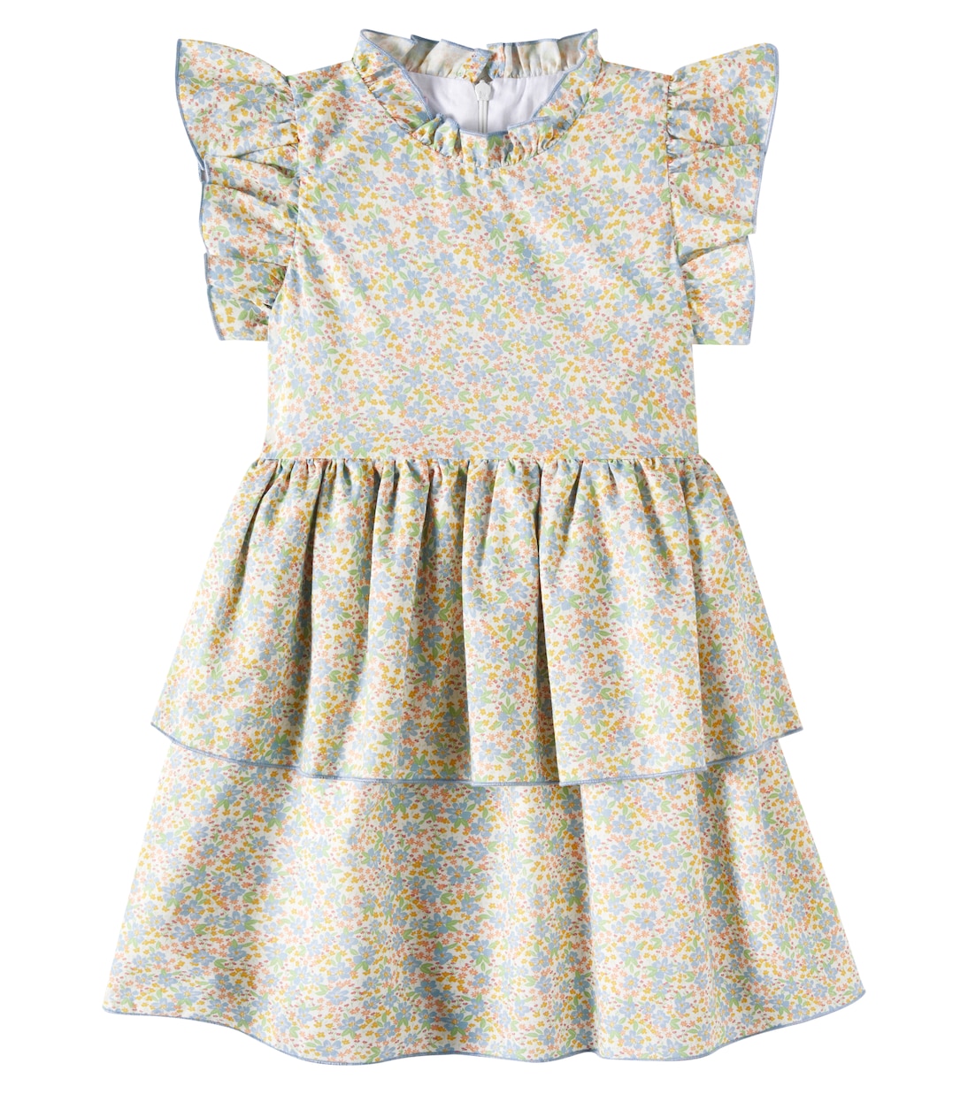 

Флорентийское цветочное хлопковое платье Florencia La Coqueta, Blue Floral
