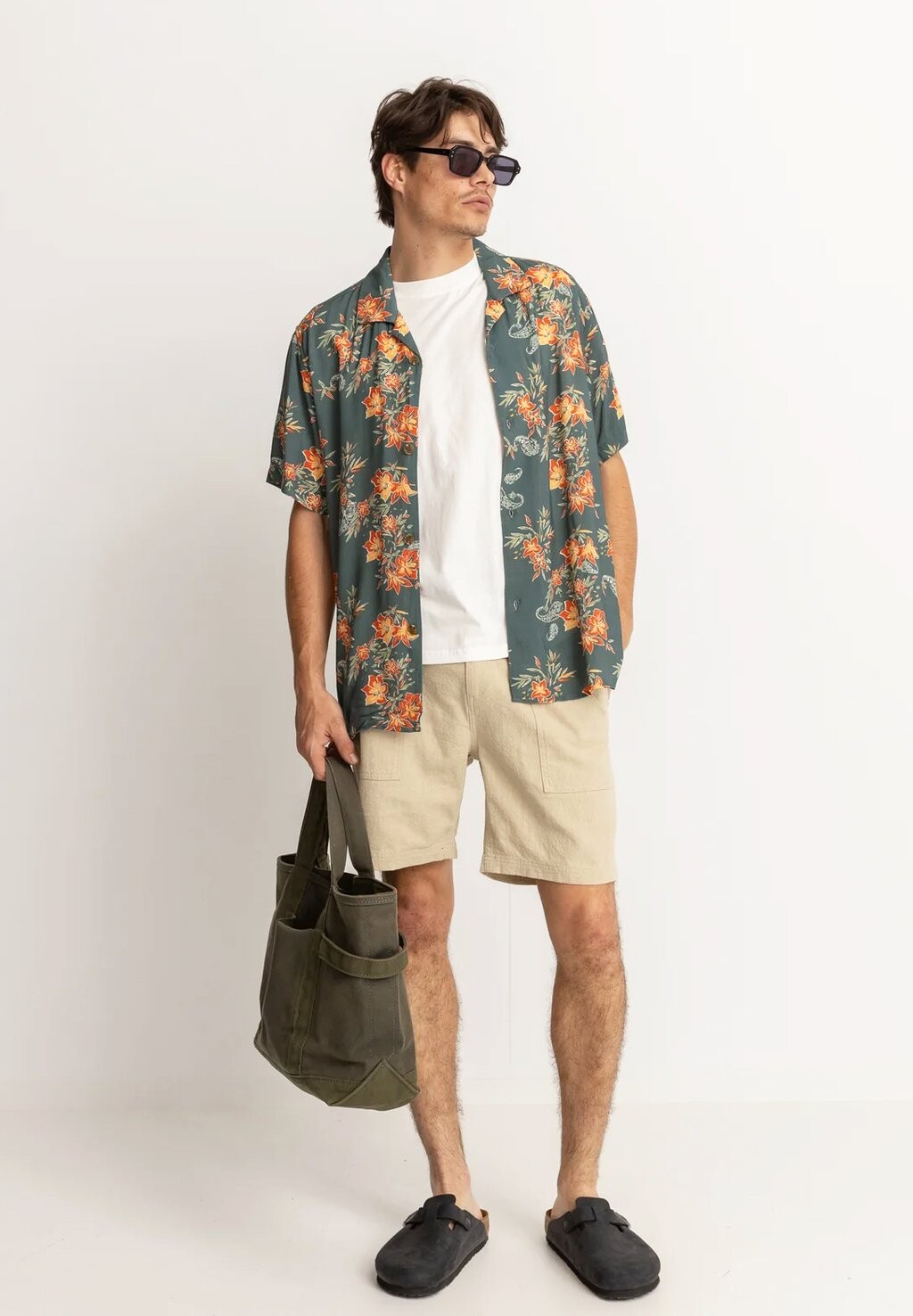 

Рубашка TROPICAL PAISLEY CUBAN SS Rhythm, зеленый