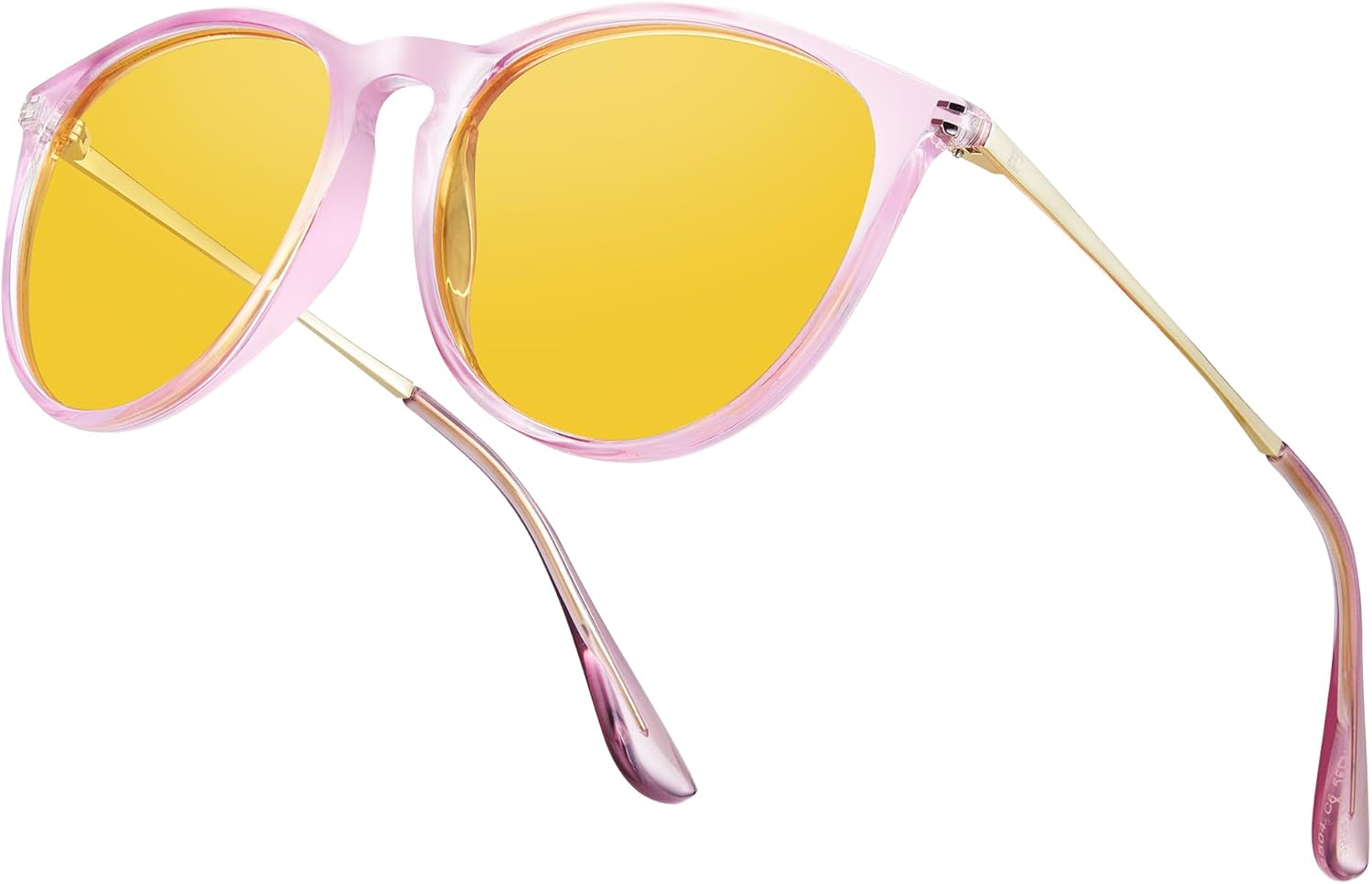 

Очки ночного видения BIRCEN для женщин: антибликовые очки TR90 для вождения в ночное время, снижающие нагрузку на глаза у женщин-водителей, в дождь, снег и туман, F-transparent Pink Frame Night Vision