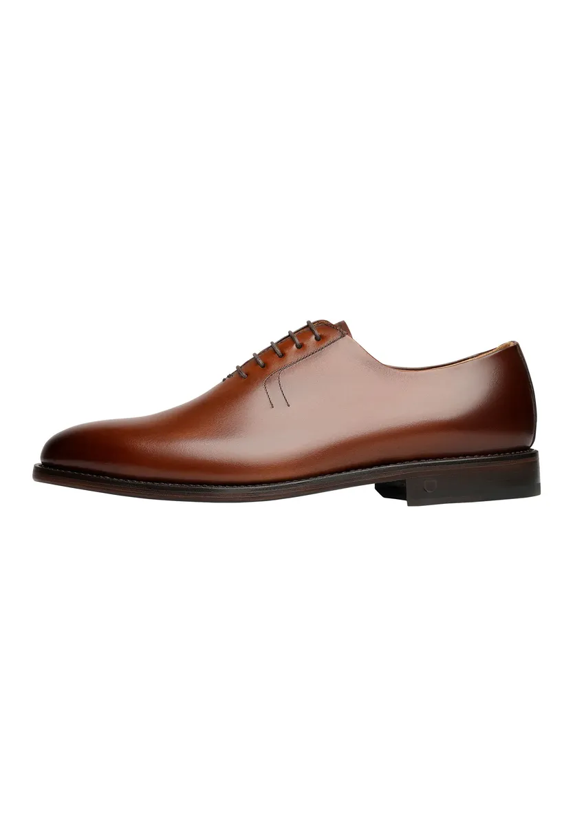 

Туфли на шнуровке Henry Stevens "Marshall PW business Shoes", мужские полуботинки из кожи ручной работы, костюмные туфли, коричневый