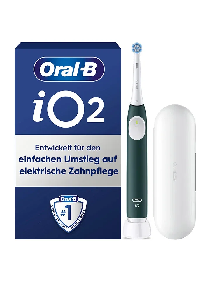 Электрическая зубная щетка с iO-технологией Oral-B зеленая