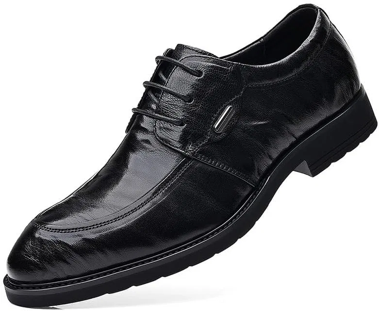 Оксфорды мужские из натуральной кожи, Black SDKOLPBNMZX