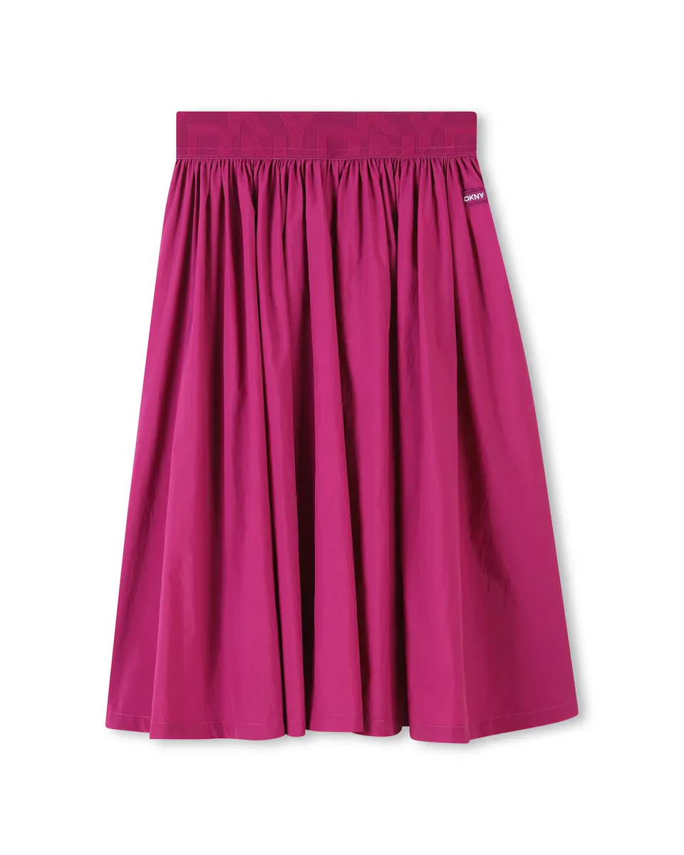 

Однотонная юбка миди для девочек DKNY, цвет Rosa