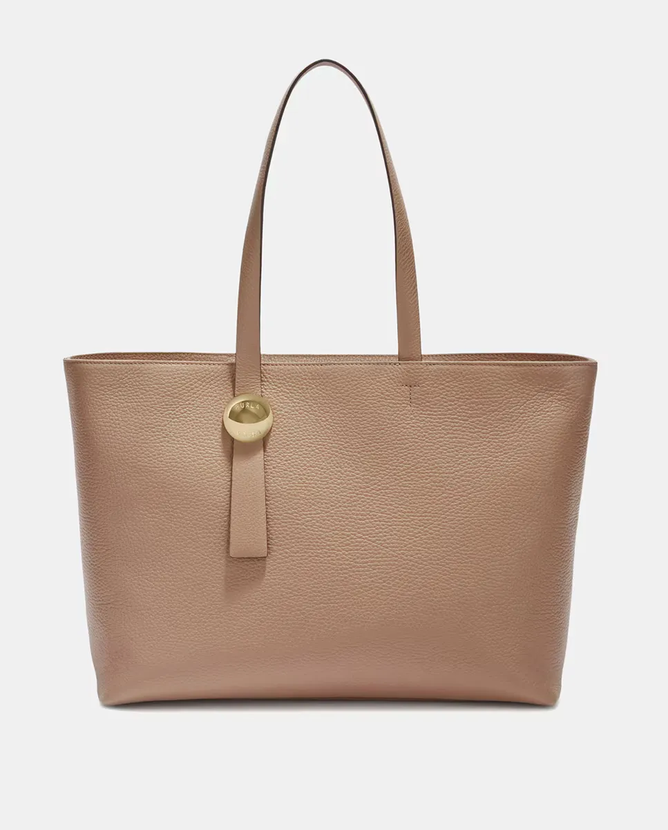 

Серая большая сумка Furla, серый
