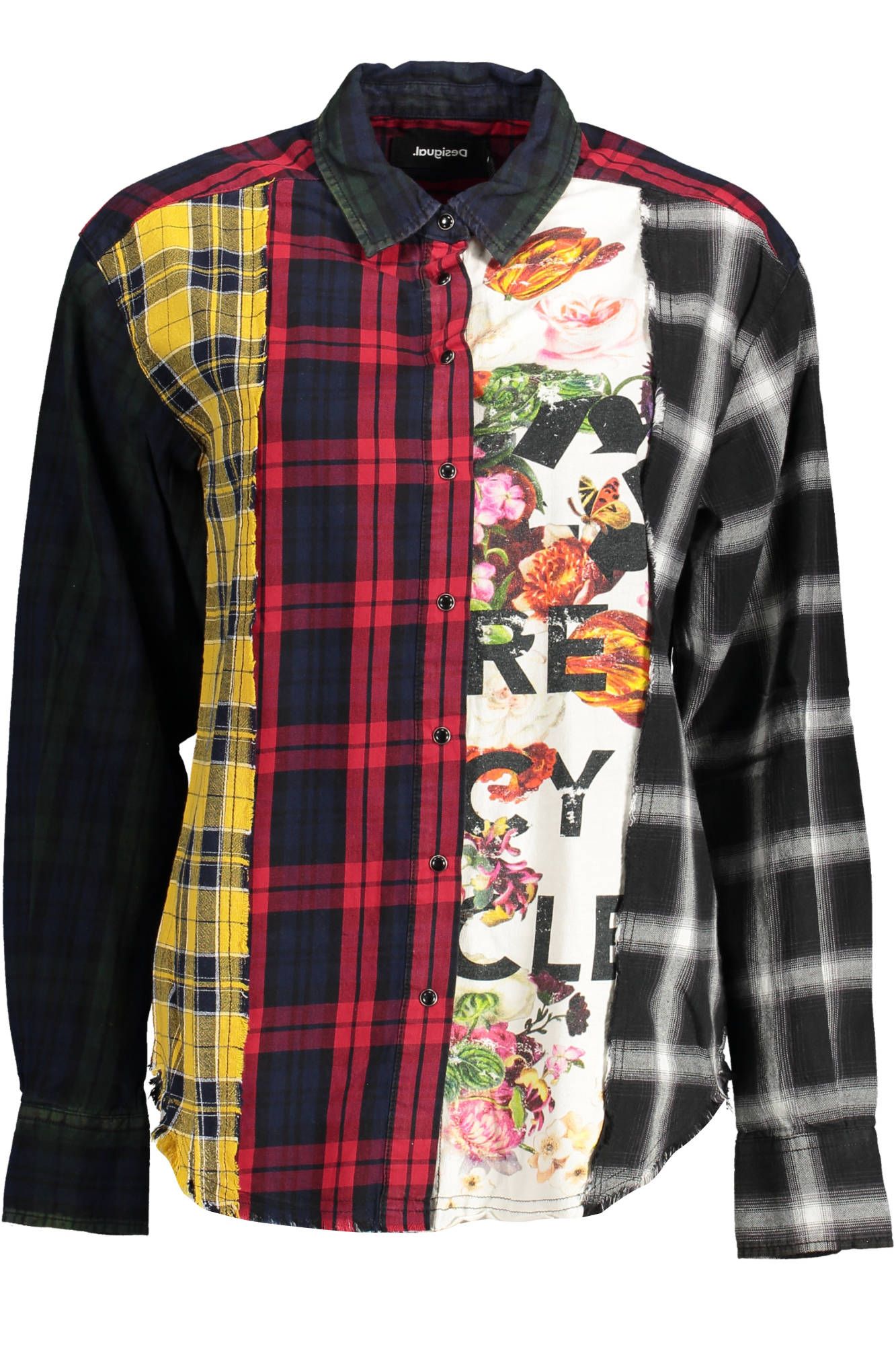 

Черная хлопковая женская рубашка Desigual
